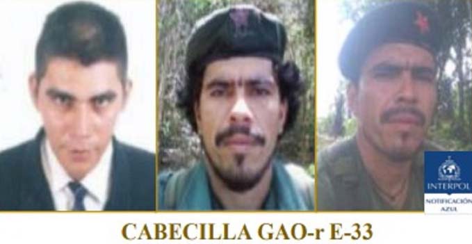 En la entidad presuntamente están presentes distintos disidentes de las FARC, como alias Jhon Mechas. Foto Interpol