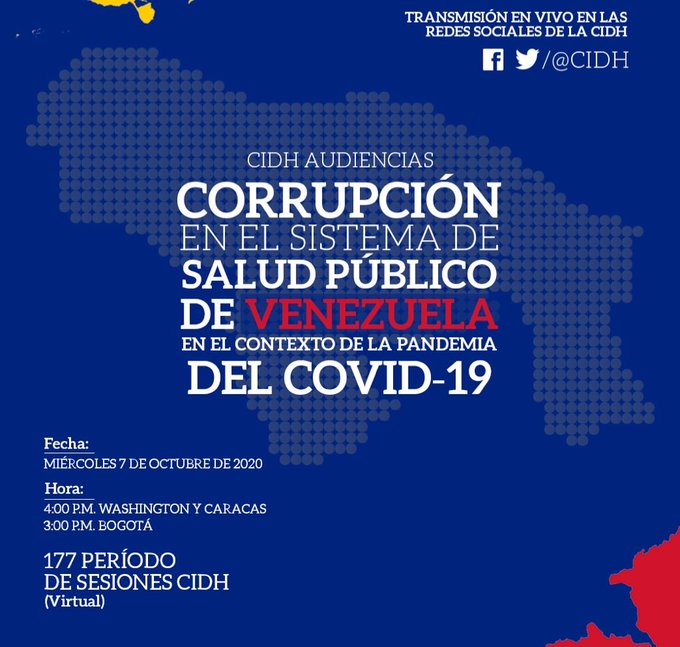 Sociedad civil solicitó a la CIDH priorizar las denuncias de violación de derechos humanos como consecuencia de la corrupción en Venezuela